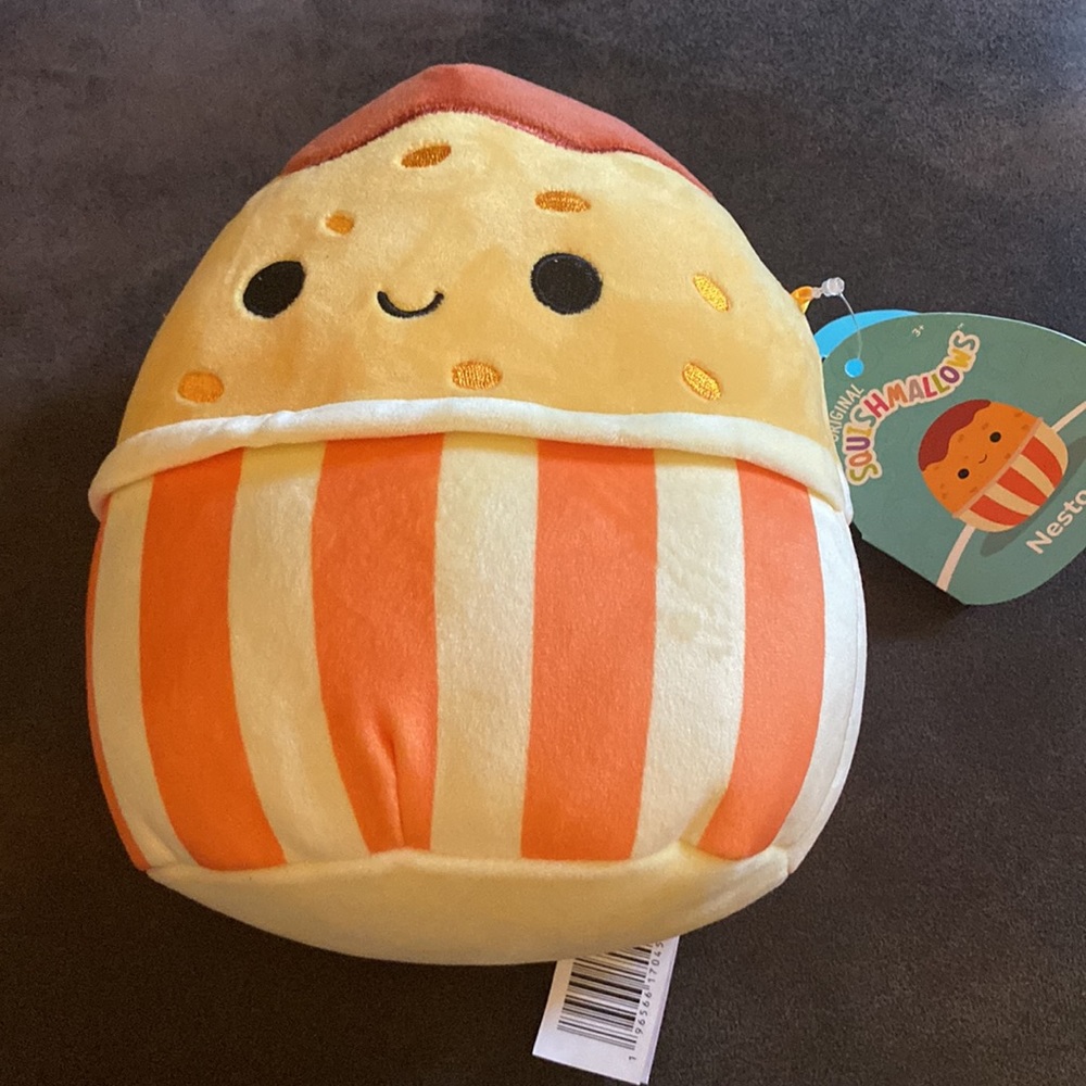Squishmallow Nestor The Chicken Nugget Stuffed Animal 7 inch NWT